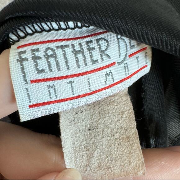 Vintage Babydoll Sheer Black Slip Dress Nightgown Fairy Grunge Coquette Goth - Picture 7 of 7